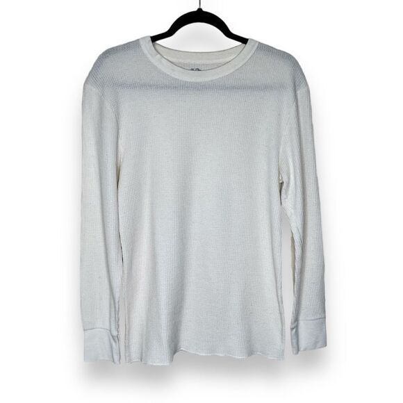 Fruit of the Loom Waffle Thermal Long Sleeve Cream Undershirt Top Men Size Large - Picture 1 of 6